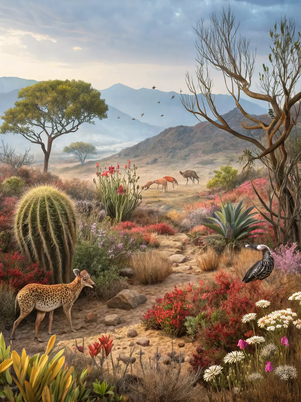 A visually appealing image of a newly established wildlife sanctuary, showcasing the organization's commitment to habitat preservation and species protection.