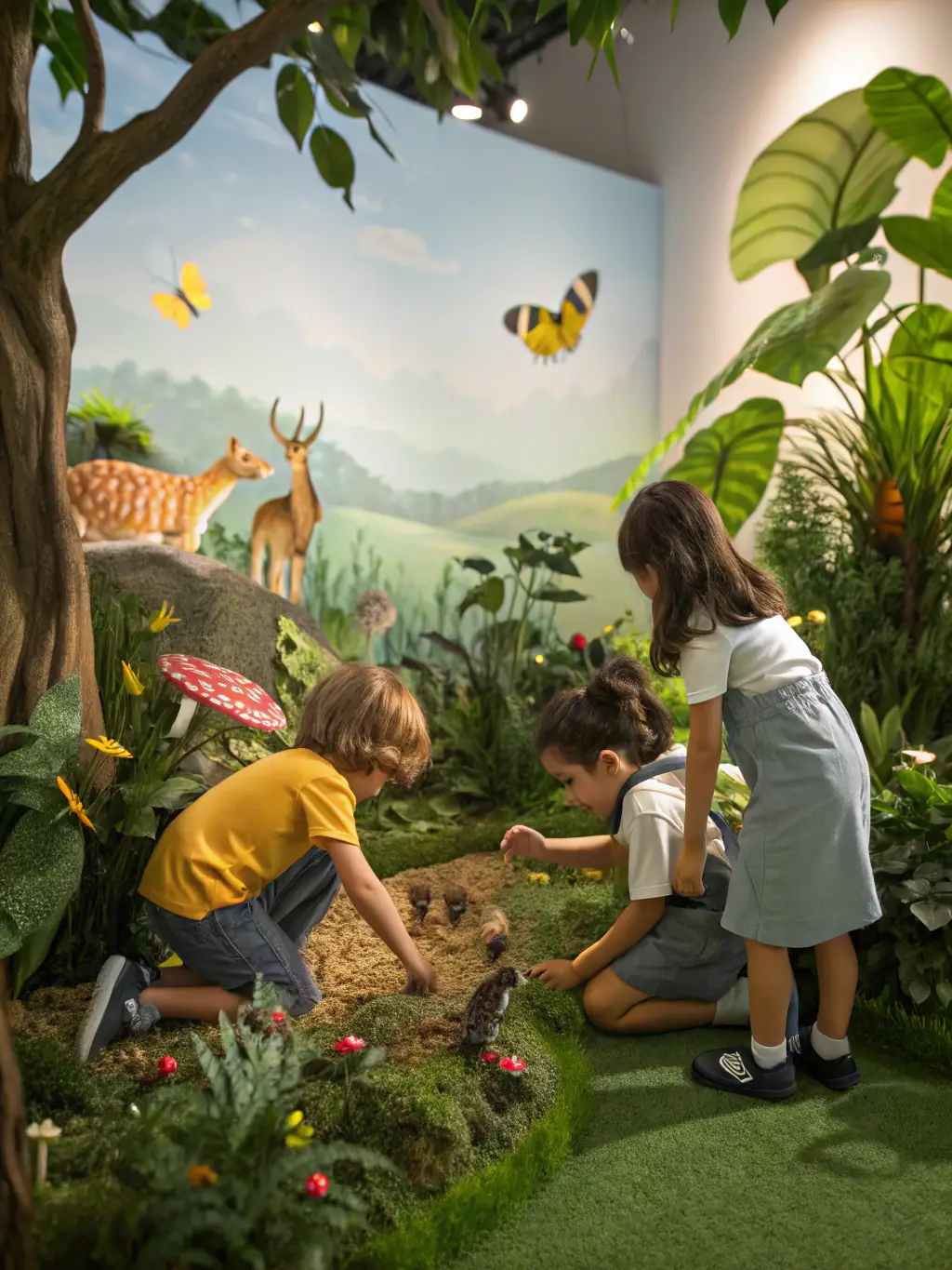 A photograph capturing the essence of habitat protection, showcasing a thriving local ecosystem with diverse wildlife and lush vegetation, emphasizing the organization's commitment to preserving natural habitats.